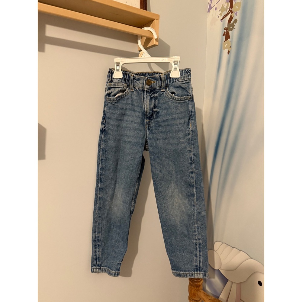HM Kids Medium Wash Blue Straight Leg Denim Jeans Size 5T 5 4-5Y